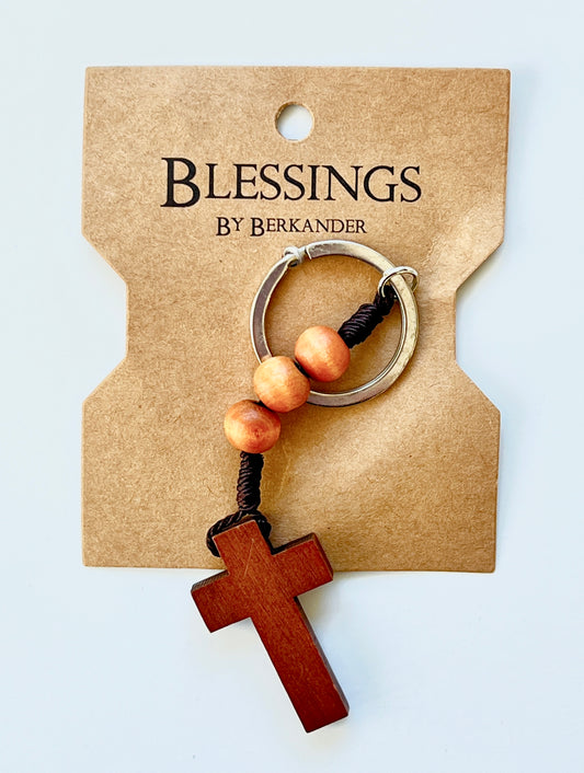 Blessings Cross Keychain