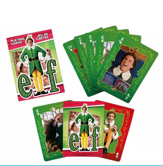 Elf Buddy Playing Cards - Funny Holiday Gift