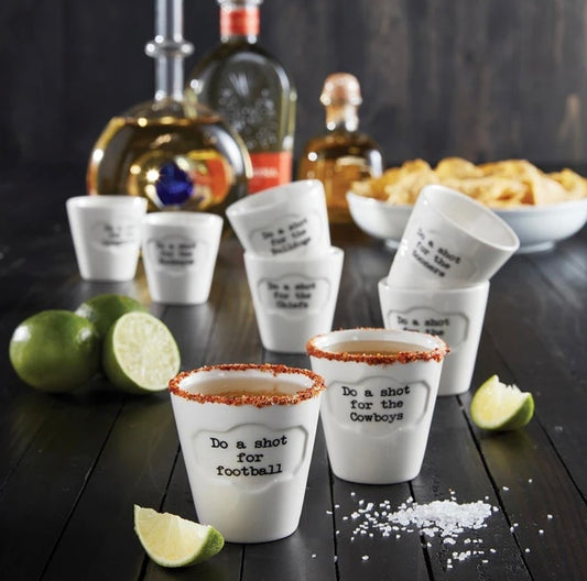 Tigers Shot Glass 4 Pack