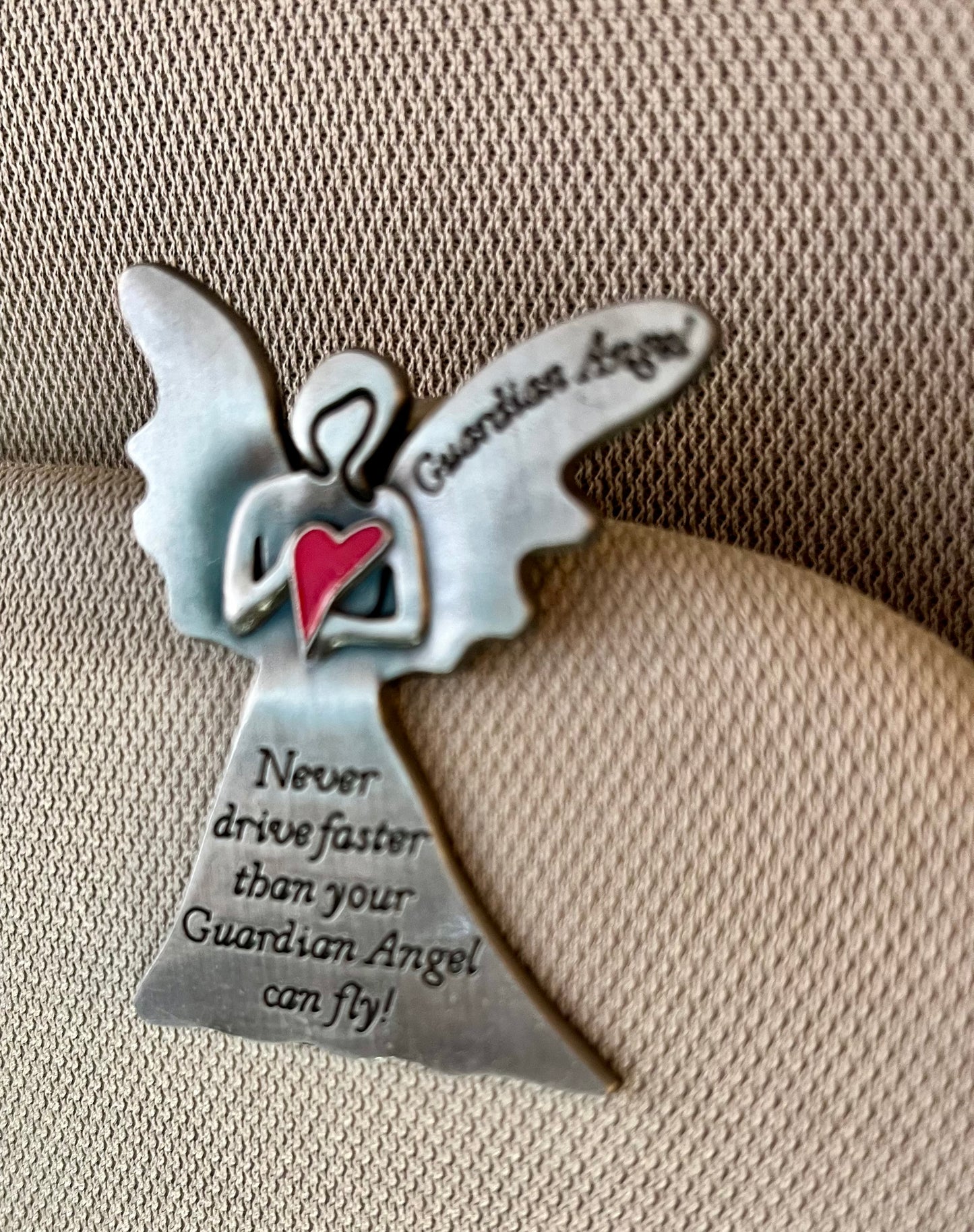 Guardian Angel Vehicle Visor Clip