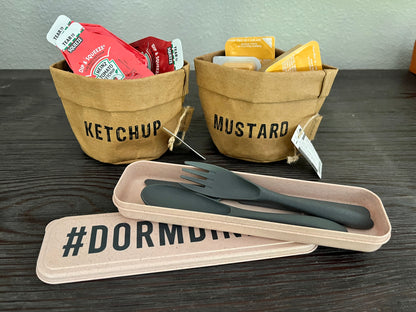 University Dorm Dining Essentials Set - College Student Dorm Room Gift