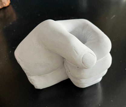 Fist Bump Decorative Candle Holder - Funny Friendship Gift