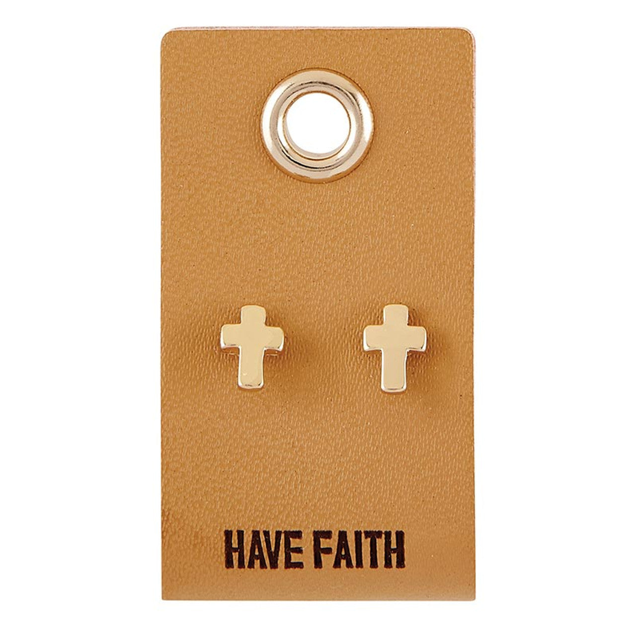 Have Faith Cross Earrings