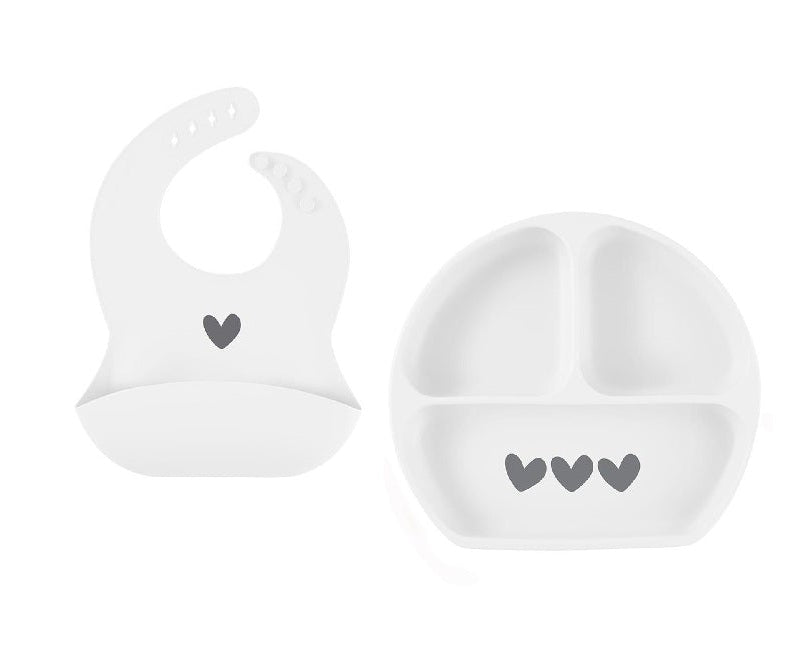 My Heart Bib & Plate Set