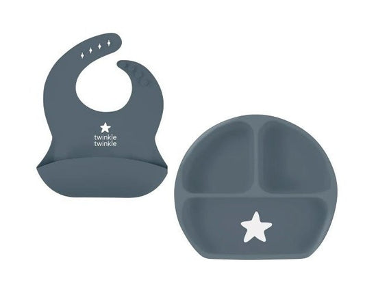 Twinkle Bib & Plate Set
