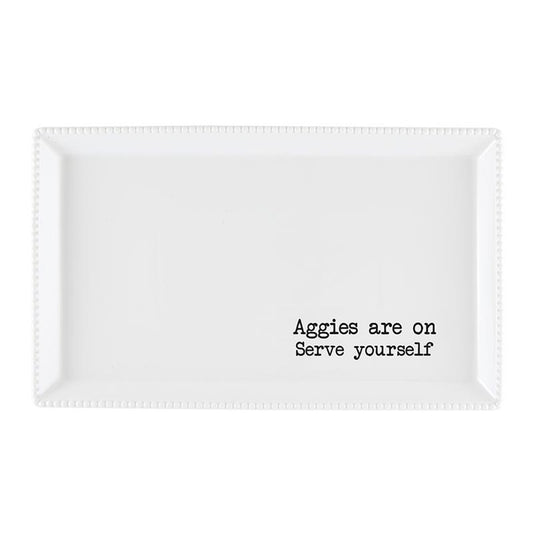 Aggie Serving Platter