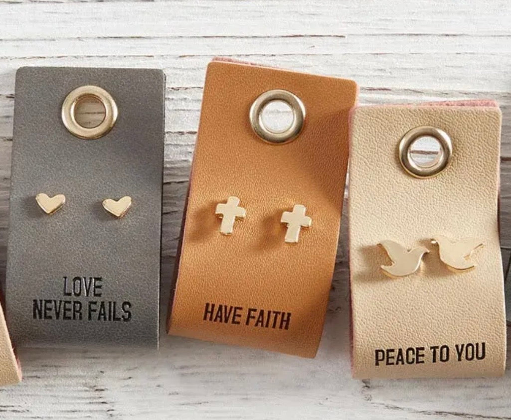 Peace To You Dove Earrings
