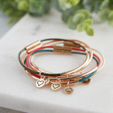 Thoughts of You Card Bracelet Olive/Gold
