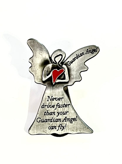 Guardian Angel Car Visor Clip - Christian Auto Accessory Gift