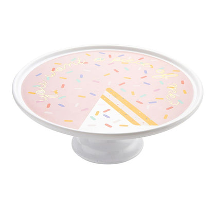 You Want a Piece of Me Funny Decorative Cake Stand - Humorous Baking Gift