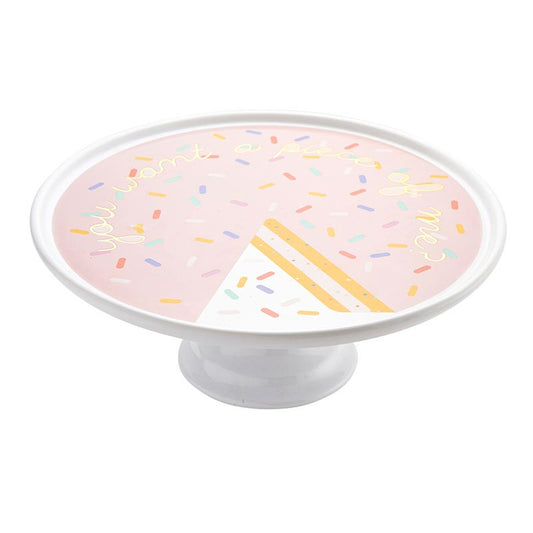 You Want a Piece of Me Cake Stand
