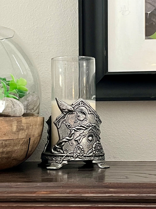 Carson Casting Birdhouse Candle Holder