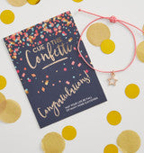Charm Card Congratulations Pink