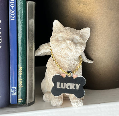 Faithful Companion Cat Angel Figurine - Pet Memorial & Cat Lover Gift