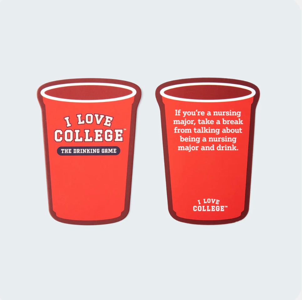 I Love College Card Game