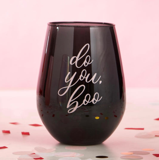 Do You, Boo Whole Bottle Wine Glass