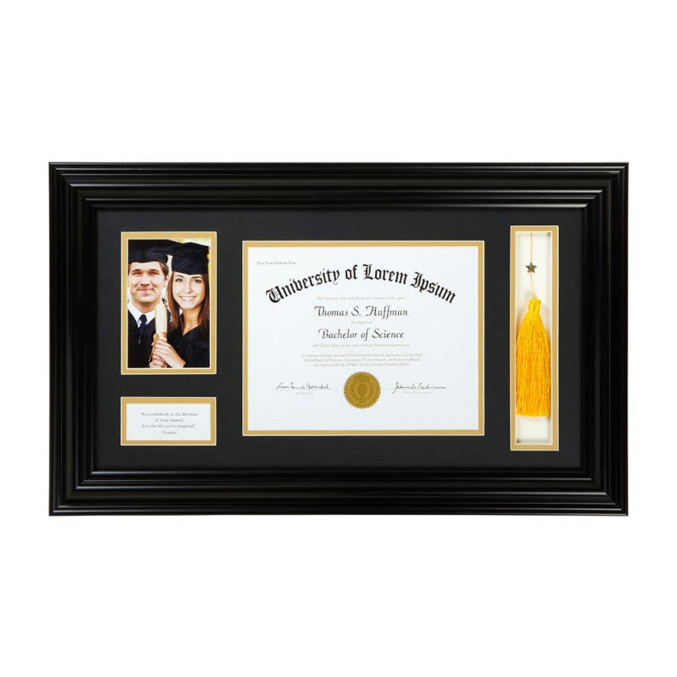 Thoreau Graduation Diploma & Tassle Frame