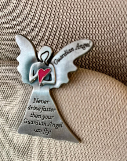 Guardian Angel Car Visor Clip - Christian Auto Accessory Gift