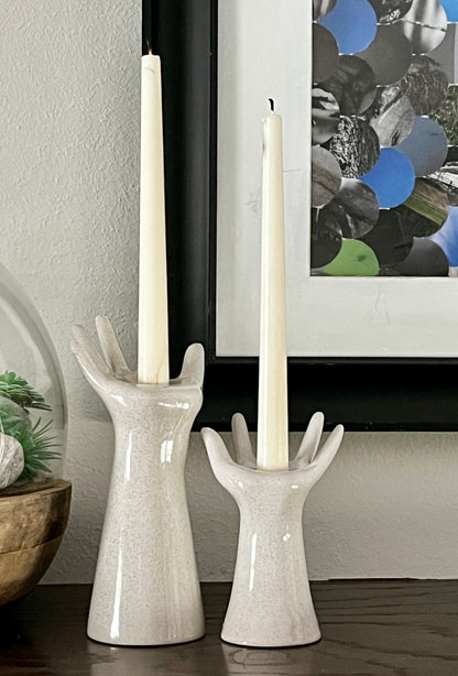 Parent & Child Hands Decorative Candle Set - Sentimental Family Gift