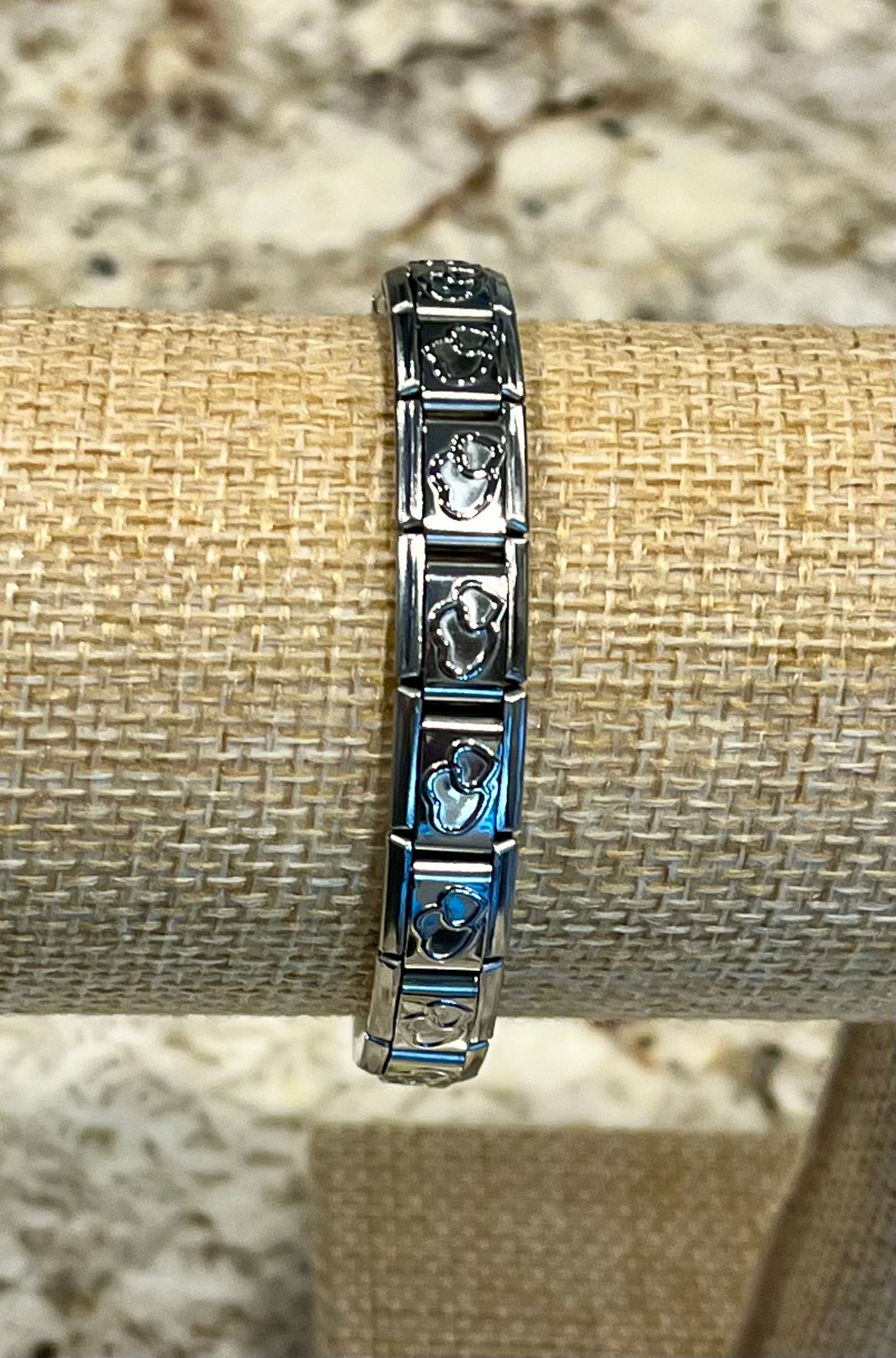 Heart 2 Heart Silver Charm Bracelet