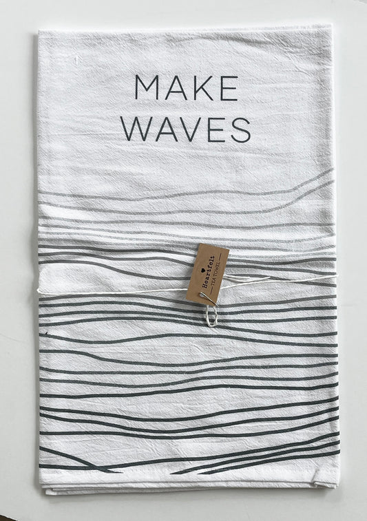 Make Waves Tea Towel