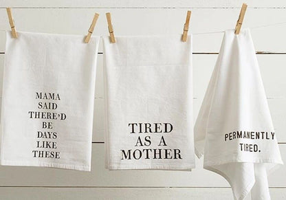The Motherload Funny Mom Tea Towel Set of 3 - Mother's Day Gift