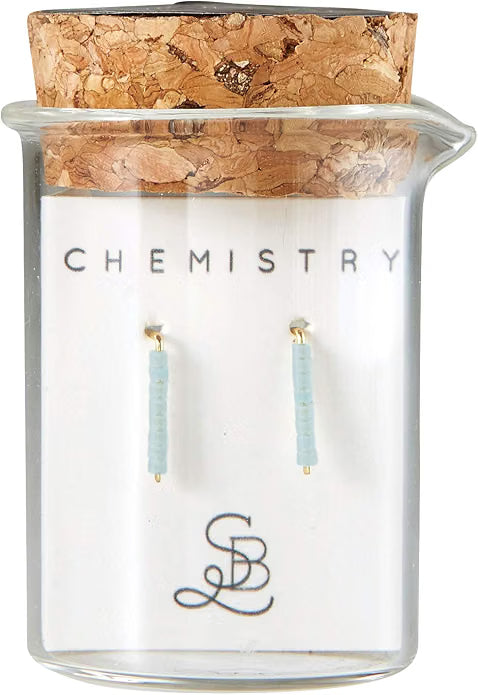 Mineral Chemistry Science Dangle Earrings - Unique Gift for Science Lovers