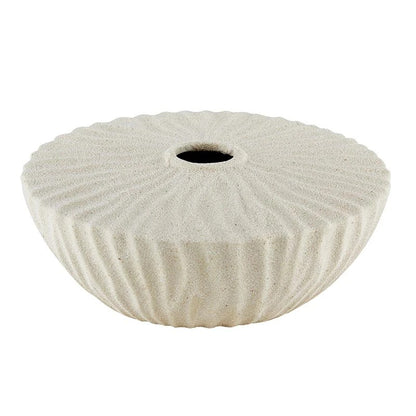 Coastal Ceramic Candle Holder - Ocean-Inspired Beach Décor Candleholder