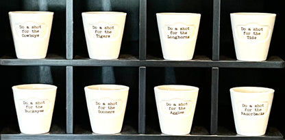 LSU Tigers Shot Glass Set of 4 - College Fan Tailgate Gift
