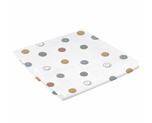Smiley Face Swaddle Blanket