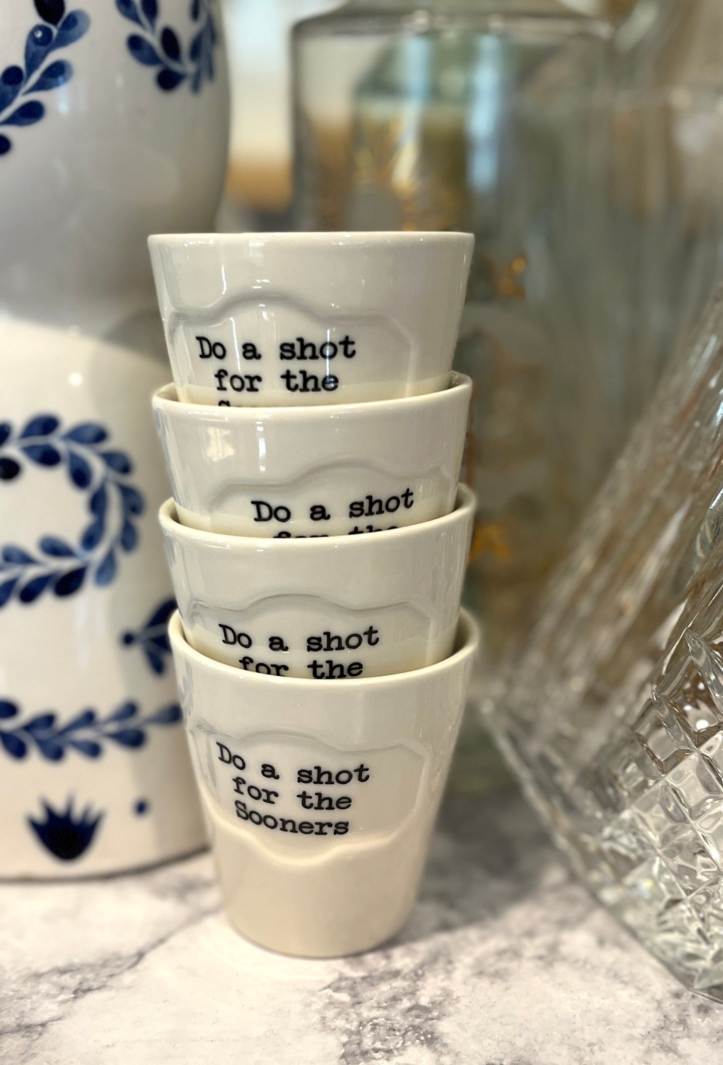 Sooners Shot Glass 4 Pack