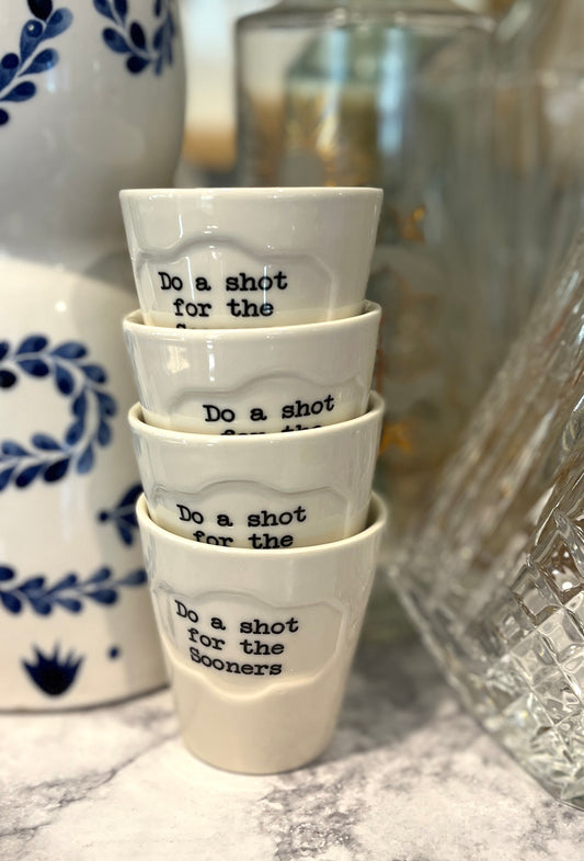 Sooners Shot Glass 4 Pack