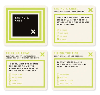 Weird Sports Trivia Card Game - Funny Gift for Sports Fans