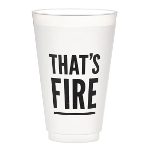 That's Fire Party Cup Set of 8
