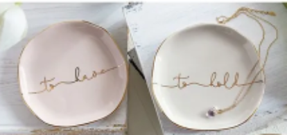 To Have & To Hold Wedding Trinket Set