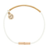 Thoughts of You Card Bracelet White/Gold