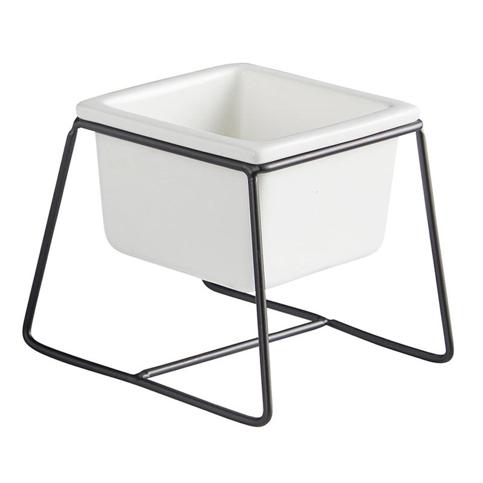 Elm Garden Pot & Holder
