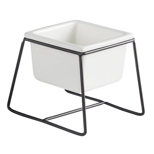 Elm Garden Pot & Holder