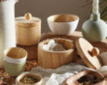 Whitefish Decorative Wood Container Storage Set - Rustic Home Decor Gift